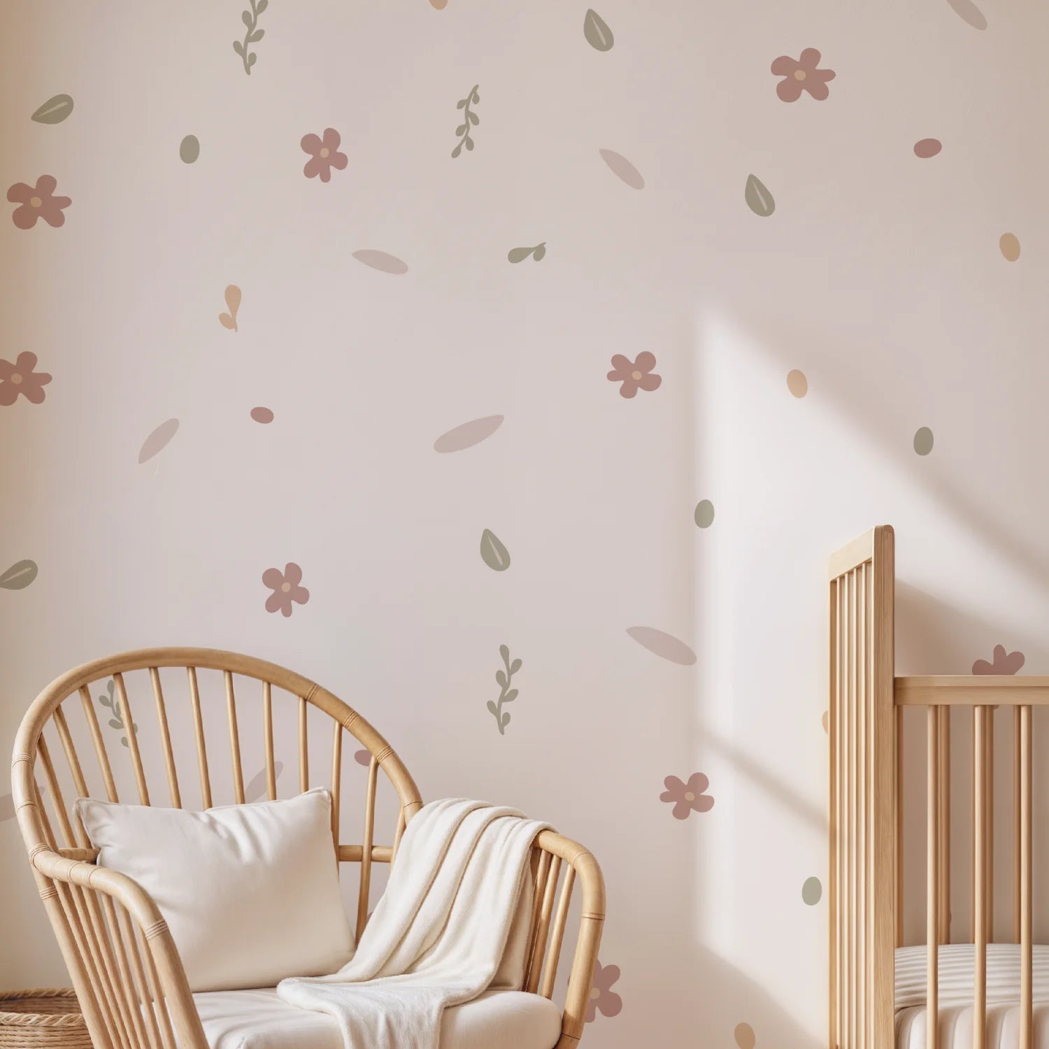 Boho Florals Wall Decal - DW2. Floral Decals