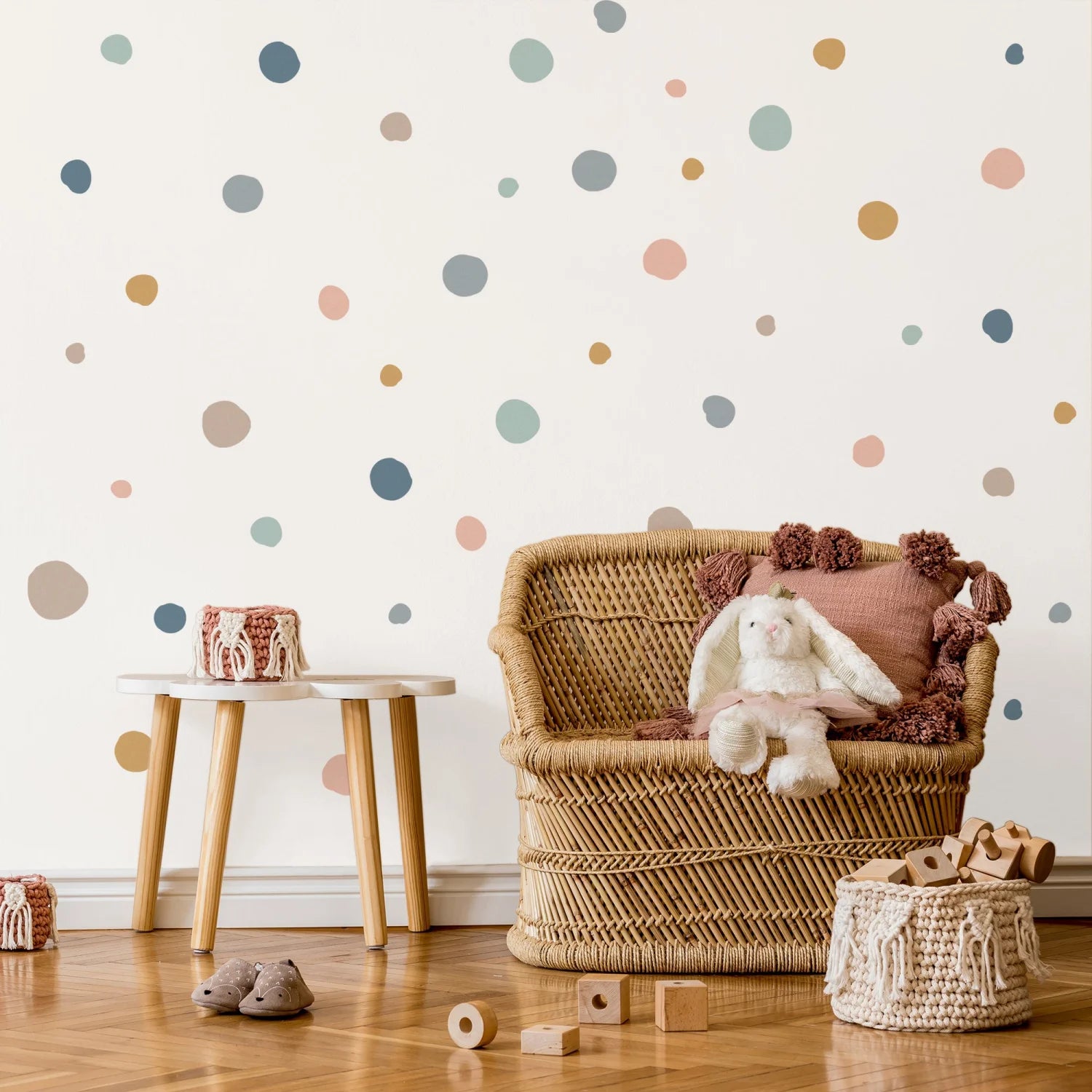 BOHO Polka Dot Wall Decal - DW0. Decals