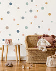 BOHO Polka Dot Wall Decal - DW0. Decals