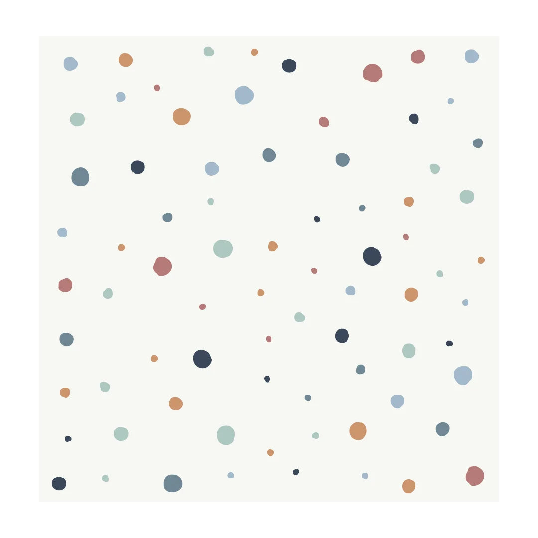 BOHO Polka Dot Wall Decal - Small Set - Boho #1 - DW0.