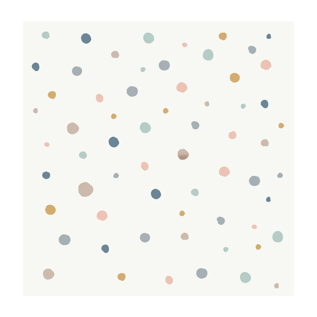 BOHO Polka Dot Wall Decal - Small Set - Boho #2 - DW0.