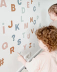 Bold Alphabet Fabric Wall Decal Multi DW10. Decals