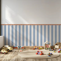 Striped - Wall Panels - Blue