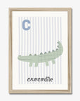 C is for Crocodile Print - WP1. Wall Prints
