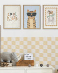 Checkered Wall Panels - DW11.