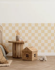 Checkered Wall Panels - Milk & Butter - DW11.