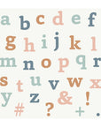 Classic Alphabet Wall Decal - Little Letters - DW10. Decals