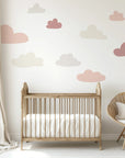 Cloud Wall Decals - Dawn - DW3. Rainbow Sun Clouds