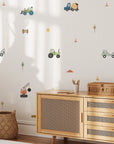 Construction Zone Wall Decals - DW9. Transport