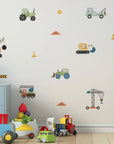 Construction Zone Wall Decals - Vibrant / Small - DW9.