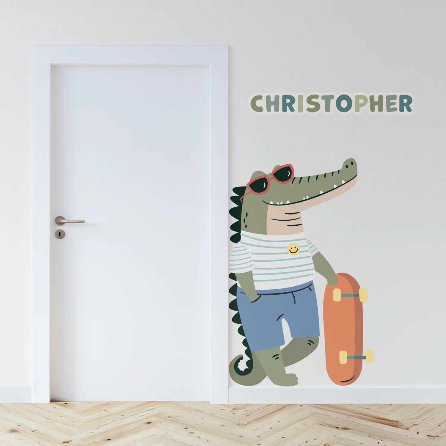 Corner Skater Gator - DW5. Animal Decals