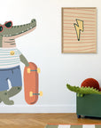 Corner Skater Gator - DW5. Animal Decals