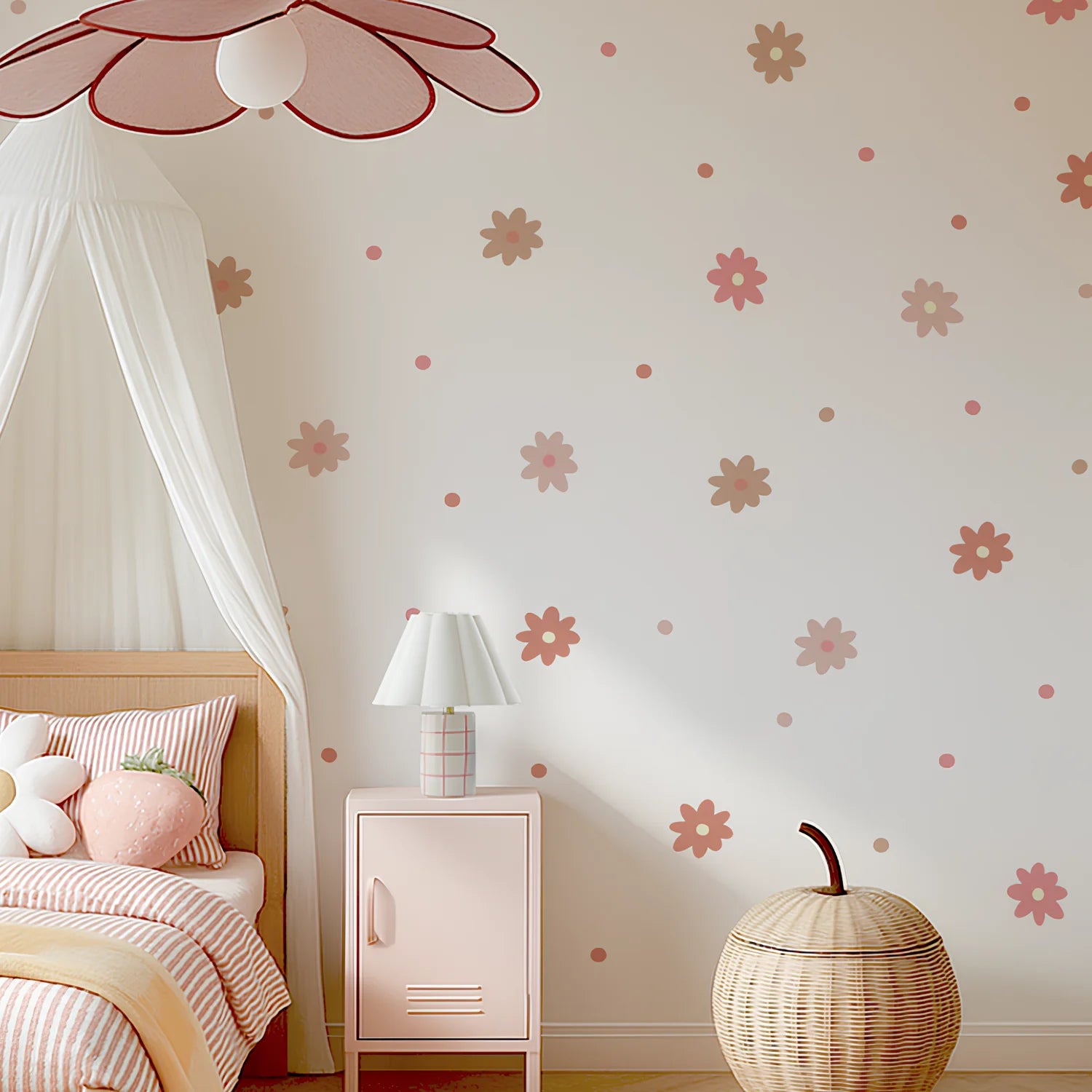Daisy Floral Wall Decal DW2. Decals