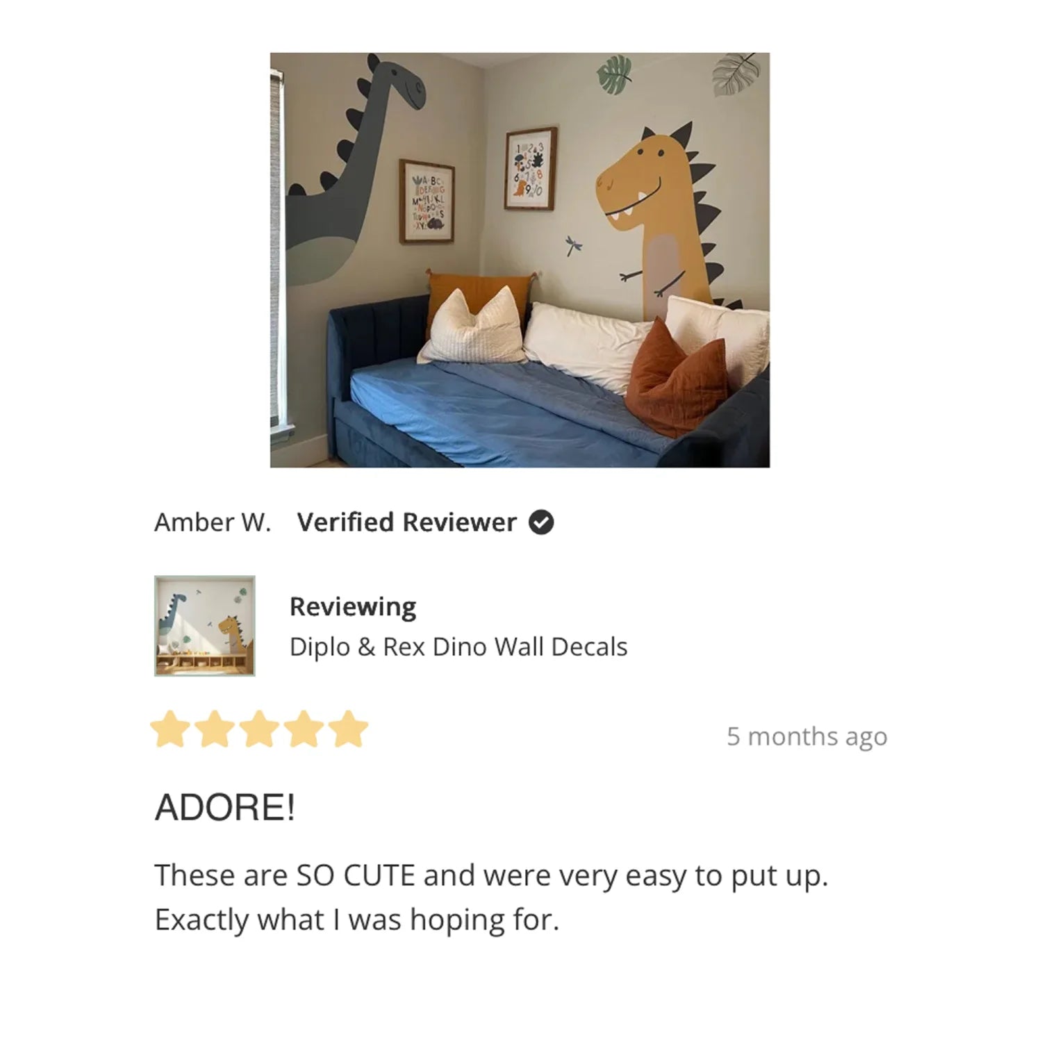 Diplo & Rex Dino Wall Decals - DW5. Animal