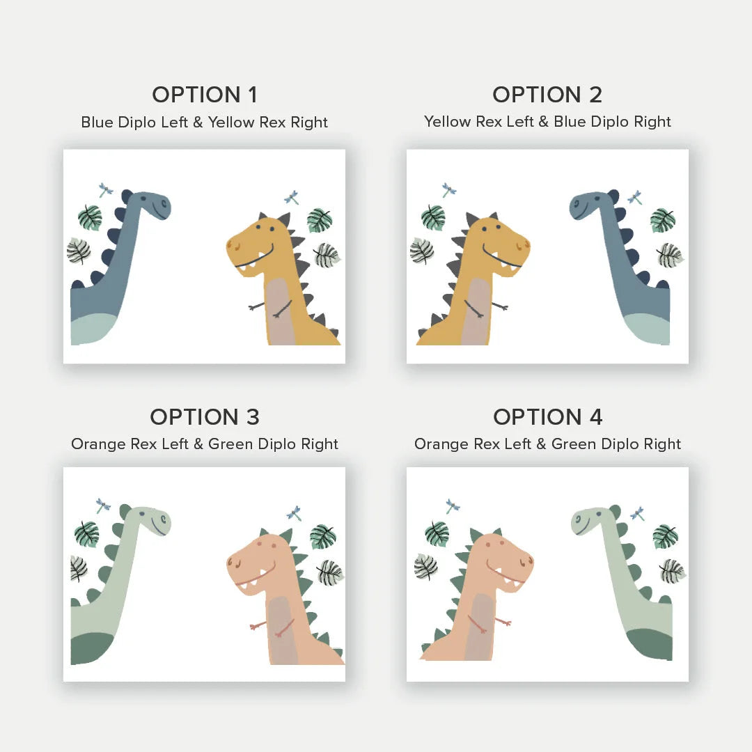 Diplo & Rex Dino Wall Decals - DW5. Animal