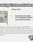 Duktig Kitchen Elegant Florals - Pink Base Decals