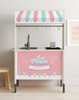 Duktig Kitchen Ice Cream Cart - Pink Decals - Furniture