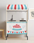 Duktig Kitchen Ice Cream Cart - Red Decals - Furniture