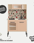 Duktig Kitchen Leafy Ladybirds - Tan Base Decals