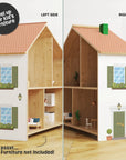External Decal Set with Roof - Furniture Decals - Dollhouse