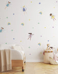 Fairies - Patterned - Small - Gold - DW6. Fantasy Decals