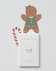 Festive Light Switch Decals: Set of 4 - Free Gift