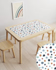Flisat Table Abstract Dots Warm Decal DF3.