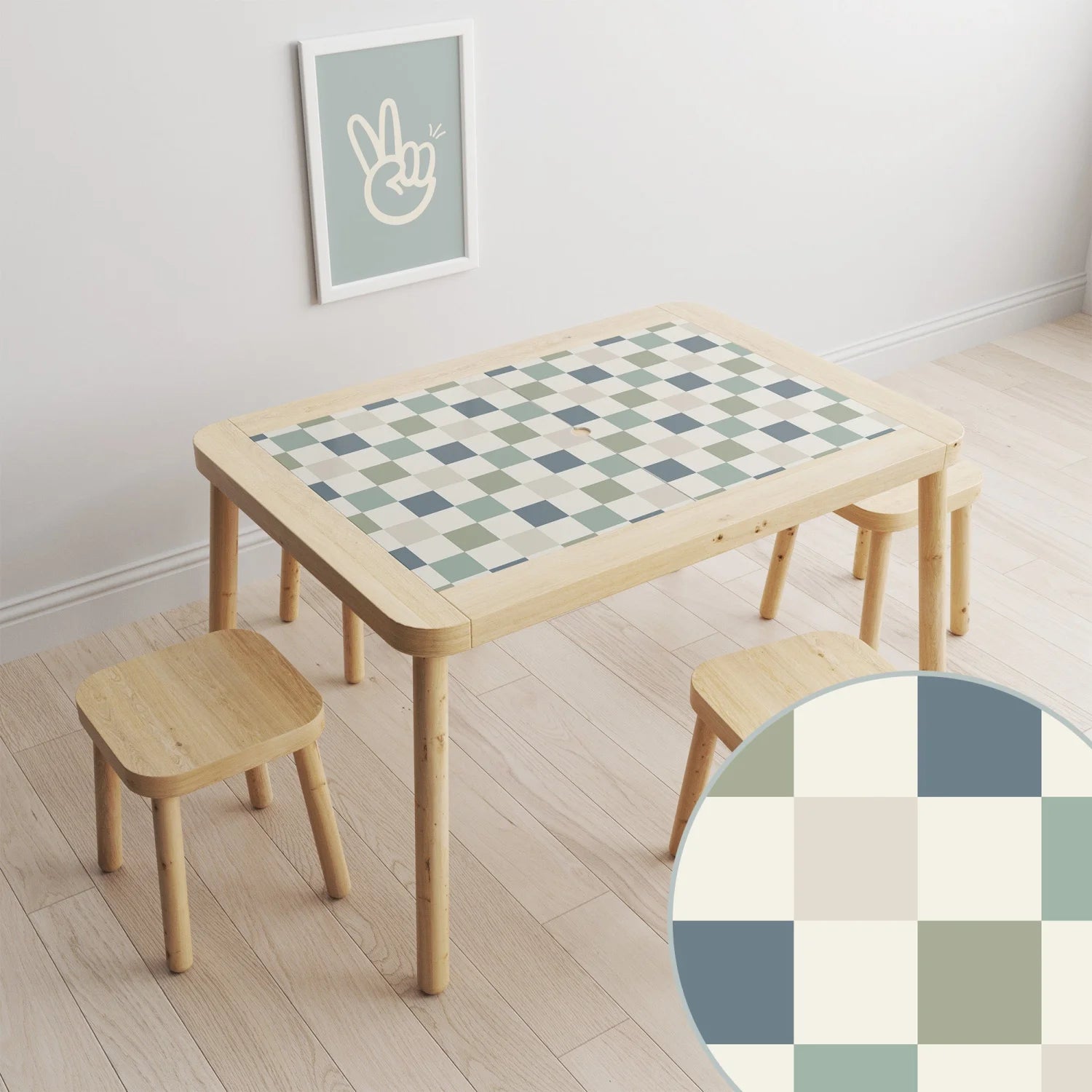 Flisat Table Checkers Decal DF3.
