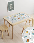 Flisat Table Road Map Decal DF3.