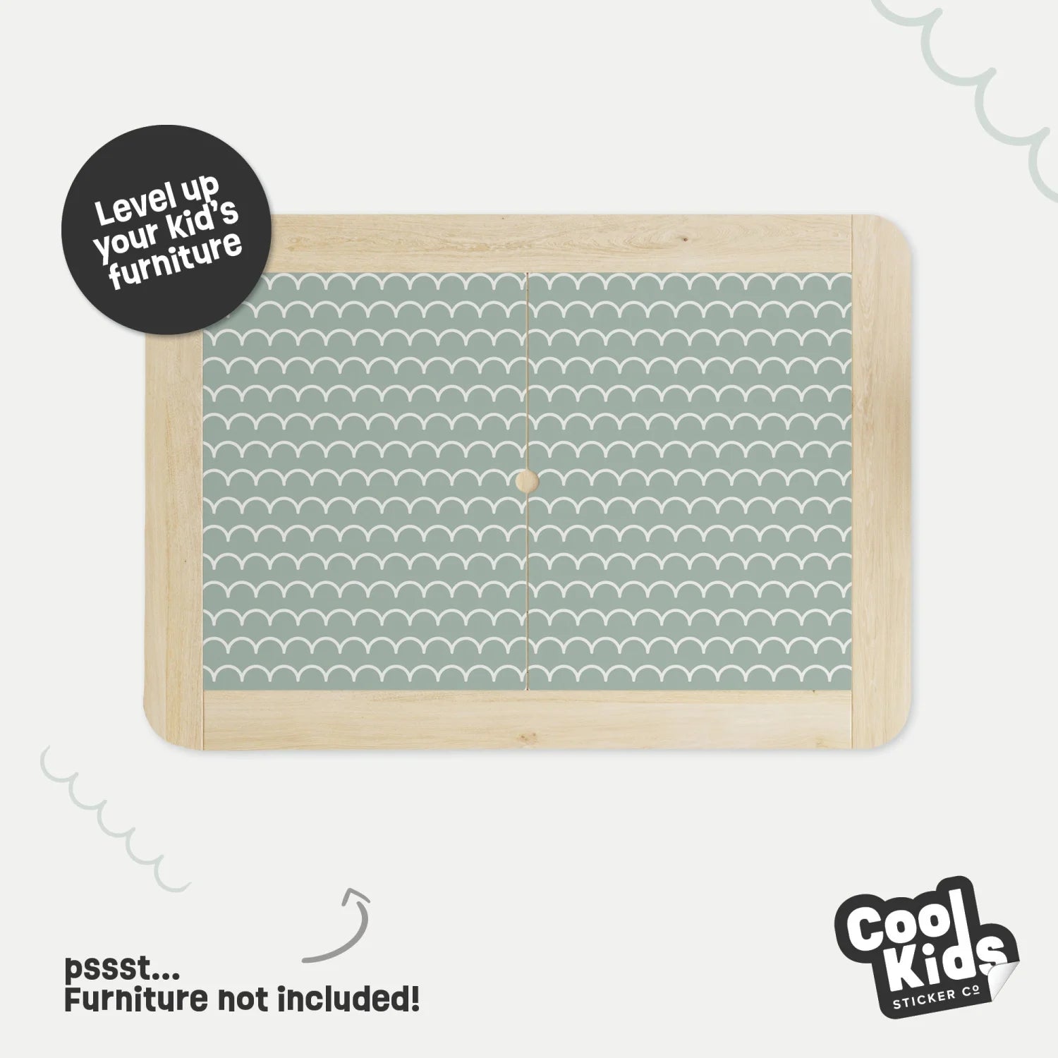 Flisat Table Scallops Decal - DF3.