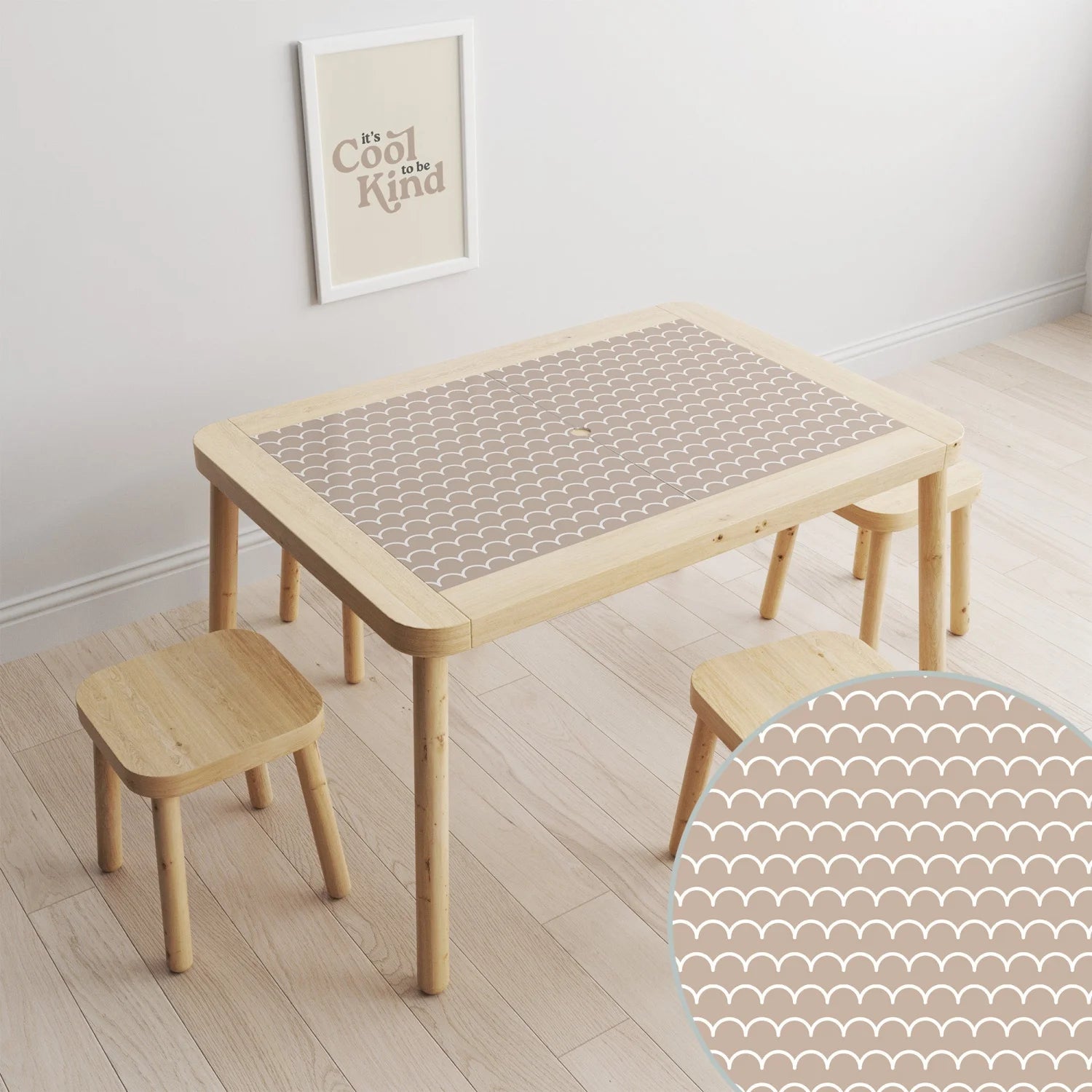 Flisat Table Scallops Decal DF3.