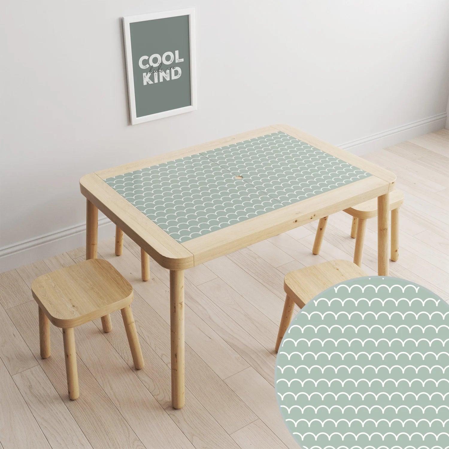 Flisat Table Scallops Decal DF3.
