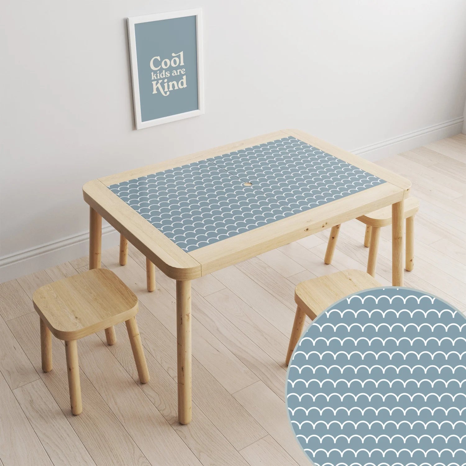 Flisat Table Scallops Decal DF3.