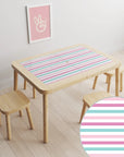 Flisat Table Stripes Decal DF3.