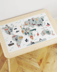 Flisat Table World Map Decal - Furniture Decals - Flisat