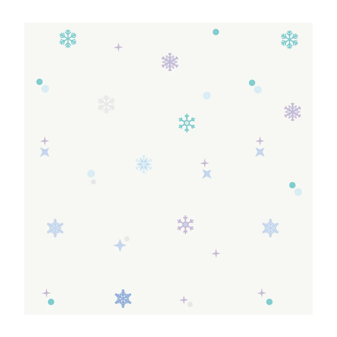 Frozen Snowflakes Wall Decals - DW6. Fantasy