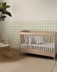 Gingham Wall Panels - Apple & Sage - DW11.