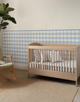 Gingham Wall Panels - Blue & Sky - DW11.