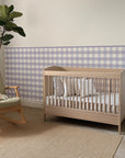 Gingham Wall Panels - Lavender & Purple - DW11.