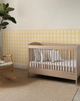 Gingham Wall Panels - Yellow & Butter - DW11.