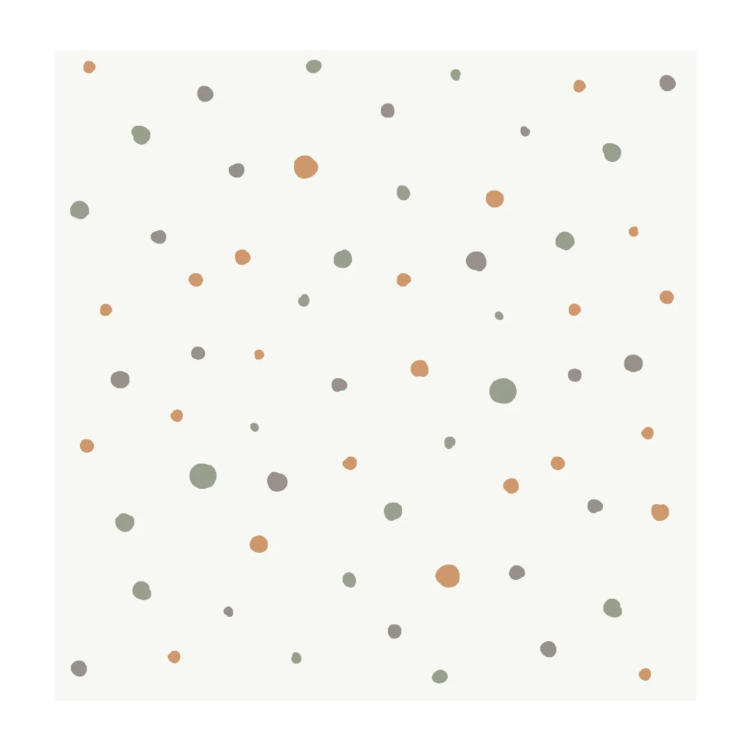 Green Polka Dots Wall Decal - Small Set - Earthy Jungle