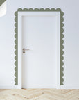 Greens Scalloped Border Decals - Khaki - DW14. Borders