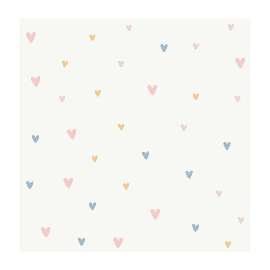 Hearts Wall Decal - Small Set - Multi - DW1. Shape Decals