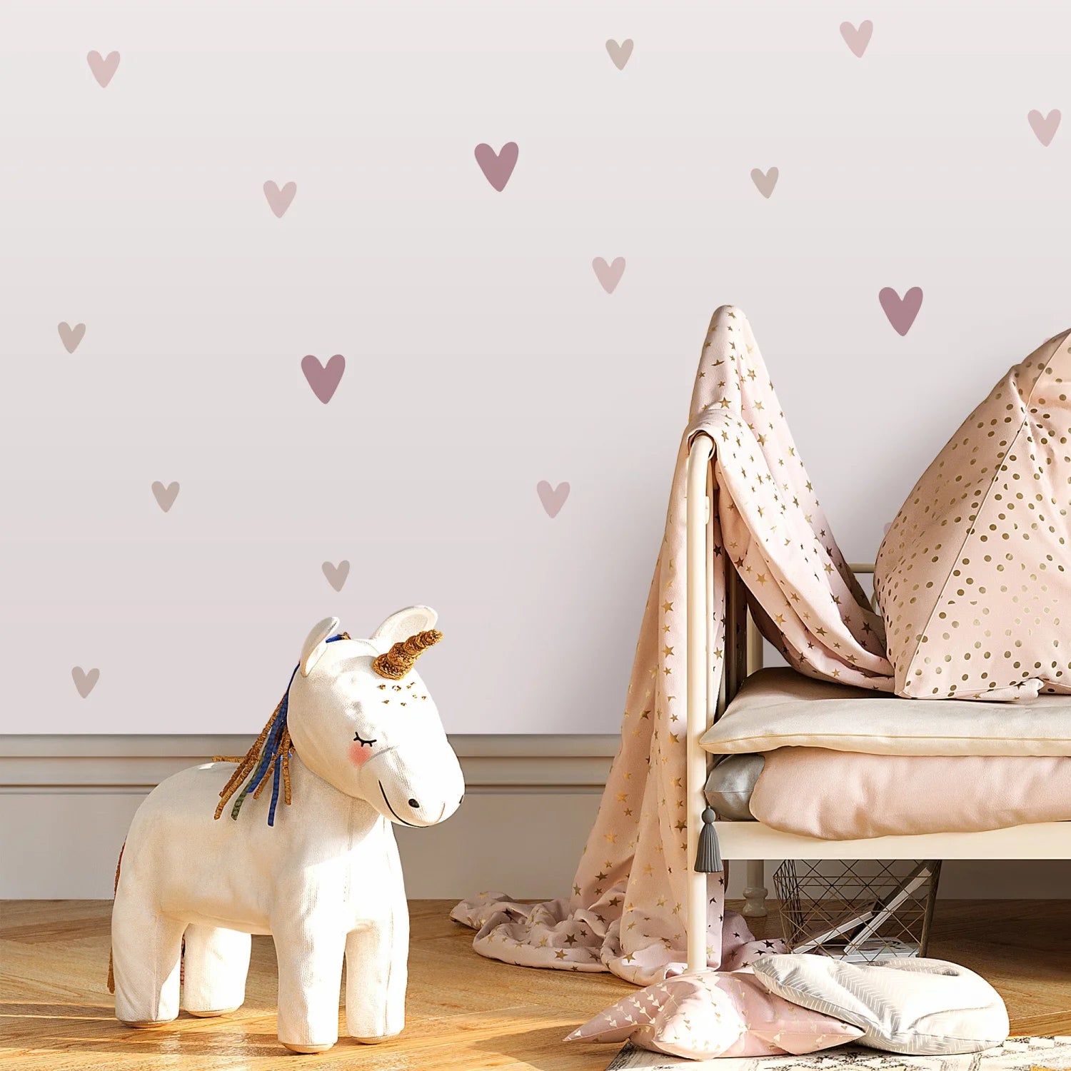 Hearts Wall Decal - DW1. Shape Decals