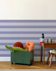 Horizontal Stripes Wall Panels - Purple & Lavender - DW11.