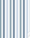 Trofast Tub Stripes Blue Decals - Furniture Decals