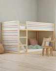 Kura Bed Stripes Neutral Decals - Furniture Decals - Kura