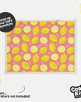 Latt Table Fruity Lemons Decal - Furniture Decals - Latt
