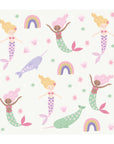 Mermaids - Patterned - Small - Pink - DW6. Fantasy Decals