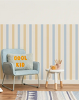Mixed Stripes Wall Panels - Butter & Sky - DW11.